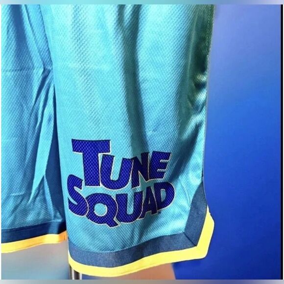 NWT Nostalgic Warner Brothers Space Jam Tune Squad Basketball Jersey Short Set M - Picture 4 of 10